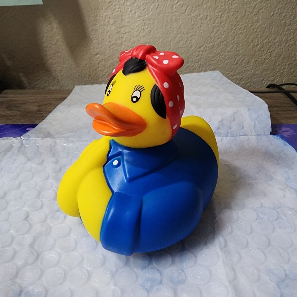 Rosie Riviter Rubber Duck